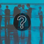 Impiegati che conversano con al centro un punto interrogativo che simboleggia in cliclo di incompetenza